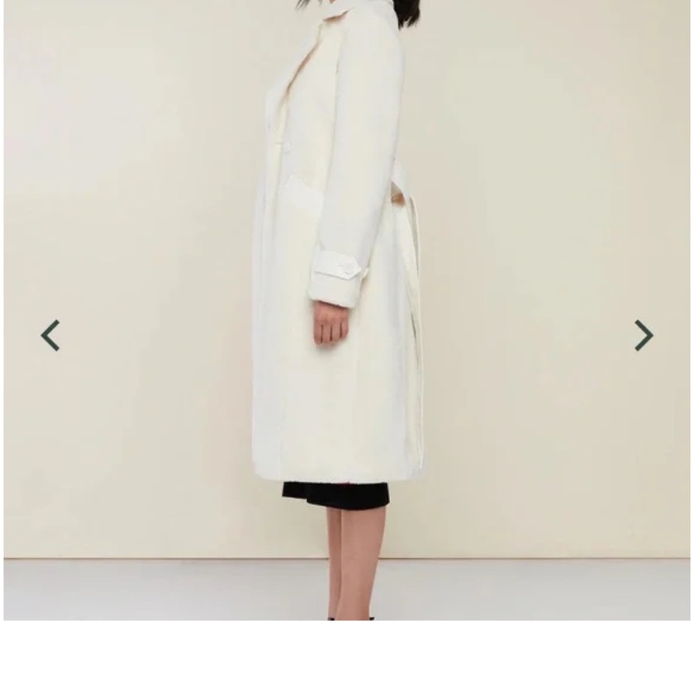 Rachel Parcell Cream Pea Coat